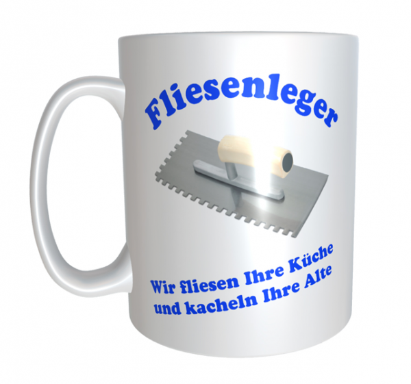 Tasse Fliesenleger